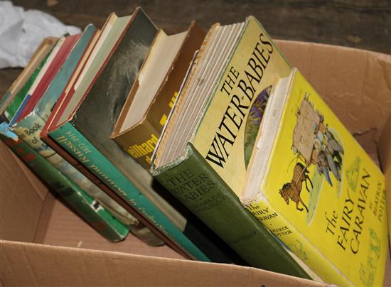 Box of old collectable books